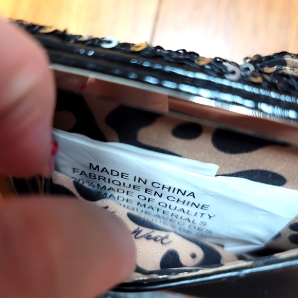 Nine West Sequins Chain Walllet - Picture 5 of 8